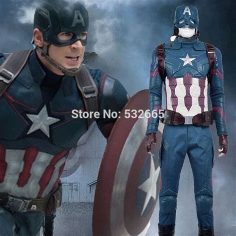 Cos High Quality Super Hero Captain America Civil War Steve Rogers