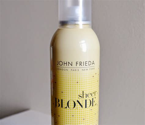 Spray Fixador Sheer Blonde Crystal Clear Hairspray John Frieda