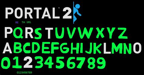 Guess Portal 2 Font 2 By Abbysek On Deviantart