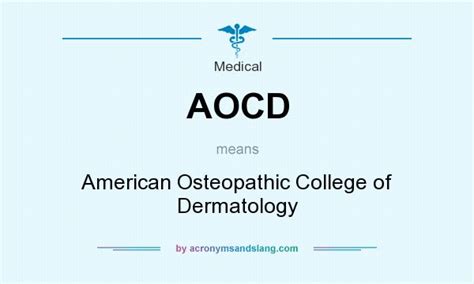 The American Osteopathic College Of Dermatology Nursa