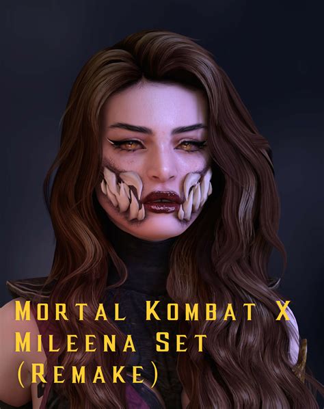 Sims 4 Mortal Kombat X Mileena Set Remake Outfits 1 The Sims Game