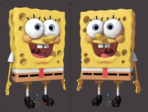 56 Ideas For 3d Model Spongebob Free Mockup