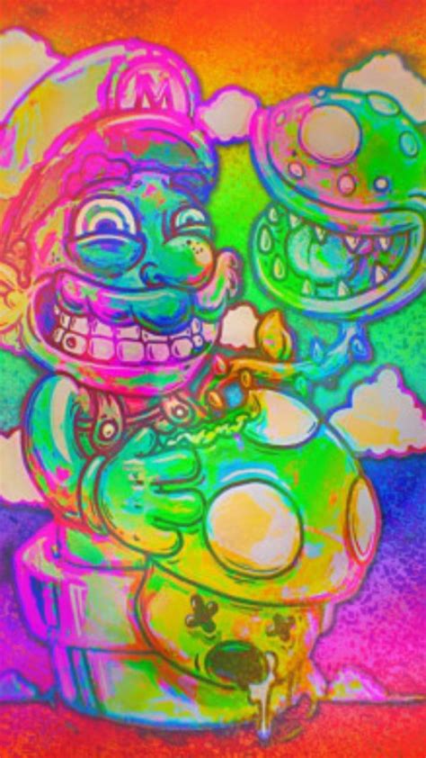 Trippy Mario Wallpapers Top Free Trippy Mario Backgrounds