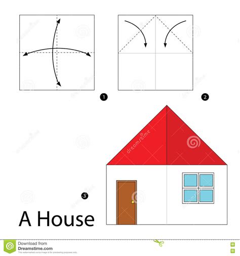 Origami Ideas Origami Instructions How To Make A House