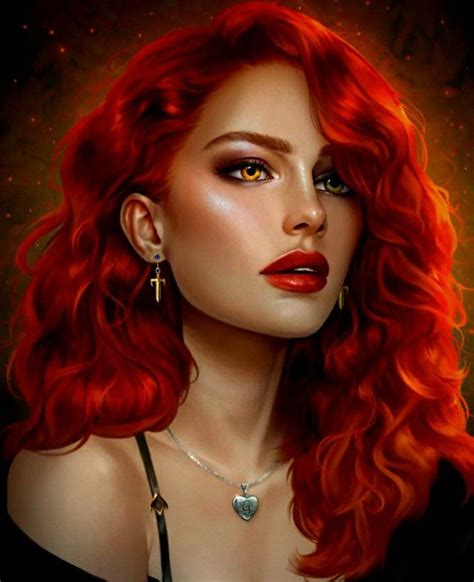 Pin By Mickahel On Ever After Hyde In 2022 Redhead Art Fantasy Art Women Beautiful Fantasy Art