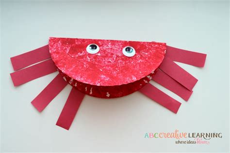 Easy Paper Plate Ocean Crab Craft For Kids To Celebrate Summer Time