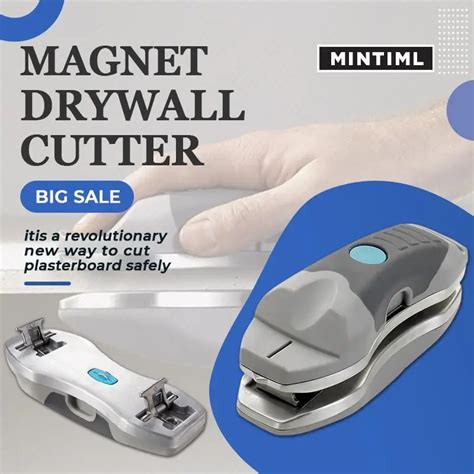 Mintiml Gypsum Board Cutter Magnetic Drywall Cutter Drywall Quick Cutting Artifact Tool