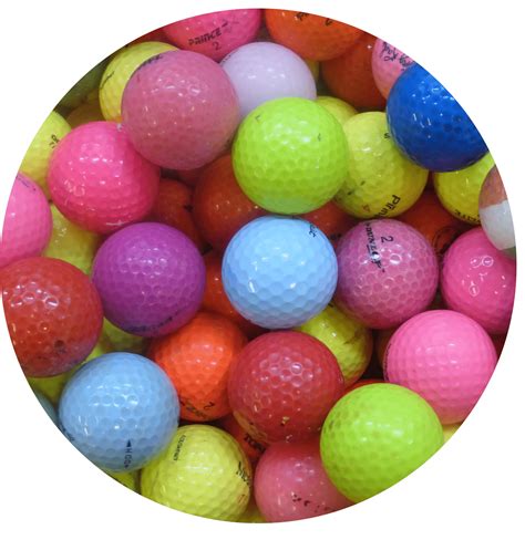 Used Coloured Practice Golf Balls Second Hand Golf Balls 4 You