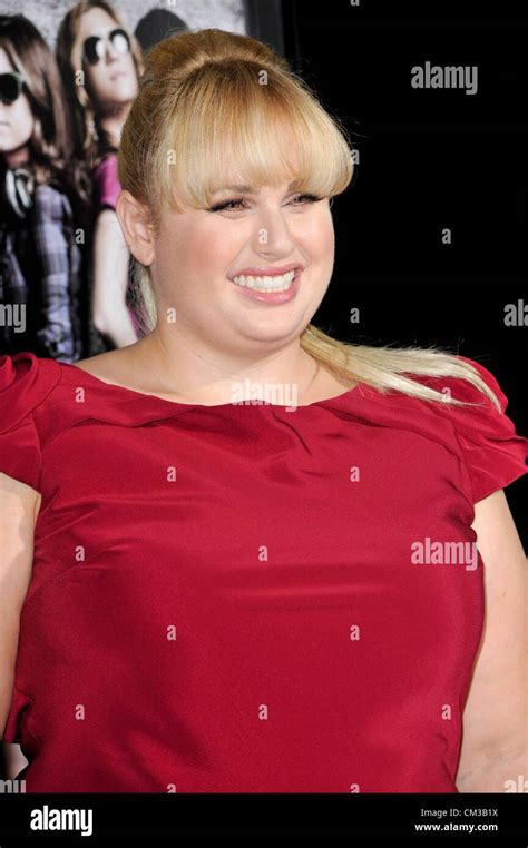 Rebel Wilson Arrivals Pitch Perfect Premiere Arclight Hollywood Los Angeles Ca September