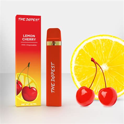Lemon Cherry Indica Hhc Disposable Vape The Dopest