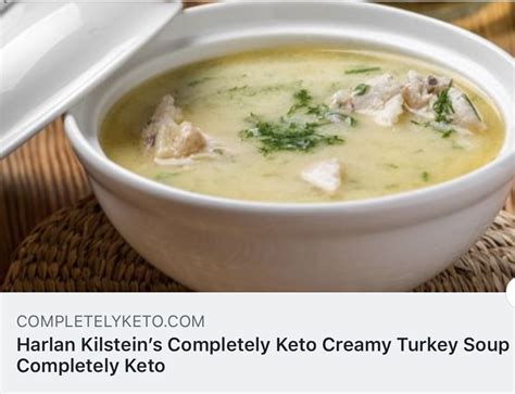 Pin By Debbie Potter On Ketolicious Recipes Creamy Turkey Soup
