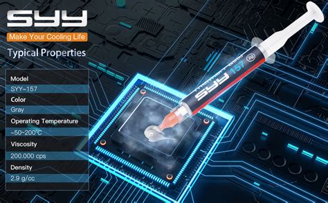 Syy Thermal Paste 2g With Toolkit 2022 New Upgrade Easy To Apply Cpu