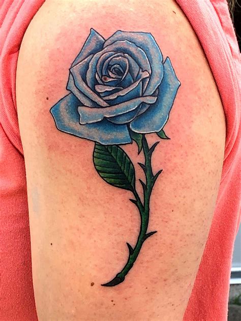 20 Best Blue Rose Tattoo Designs With Ideas With Meanings Body Art Guru