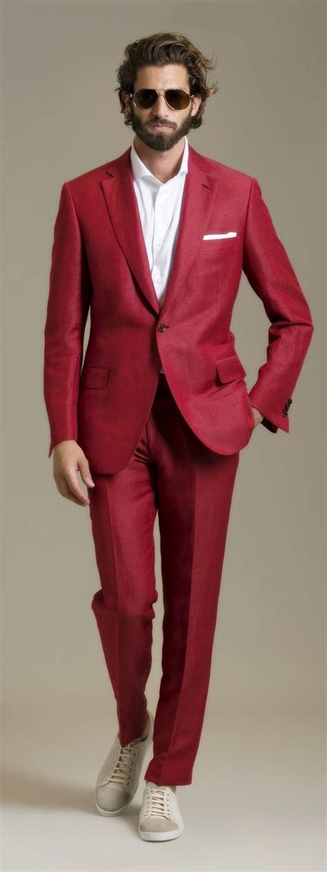 11 Best Images About Shades Of Red Mens Suits On Pinterest Yellow