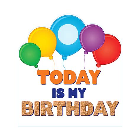 Can't believe it's my birthday today! Today is My Birthday | Today Show Poster Idea