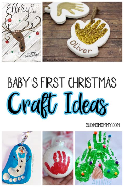 10 Wonderful And Easy Babys First Christmas Craft Ideas Guiding Mommy