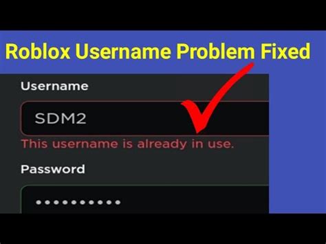 How To Fix This Username Is Already In Use Roblox Roblox Usernames