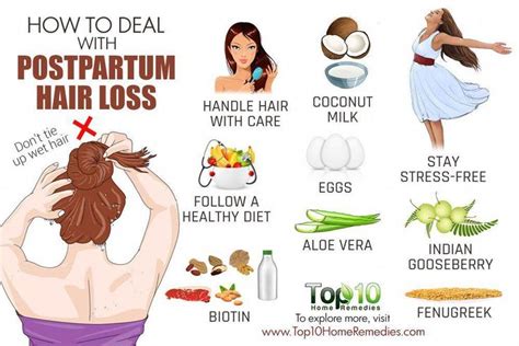 How To Deal With Postpartum Hair Loss Hairlosscure