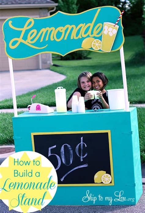 My sister is such a bieber stan, she. How To Make A Lemonade Stand free plans | Skip To My Lou