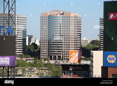 300 Galleria Pkwy Viewed From Suntrust Park May 2017 Stock Photo Alamy