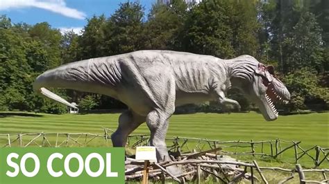 Live Action Dinosaurs Resemble Real Life Jurassic Park Youtube