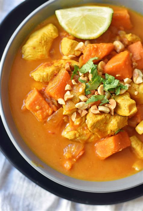 Chicken and mashed potatoes casserole, easy, delicious and filling. Chicken Sweet Potato Curry - Modern Honey®