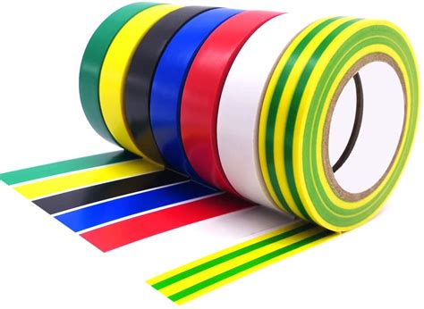 Electrical Tape 7 Pack 7 Color Strong Adhesive Insulation Tapes