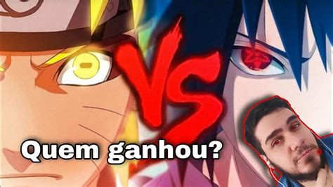 React Naruto Vs Sasuke 2 Duelo De Titãs 7 Minutoz Youtube