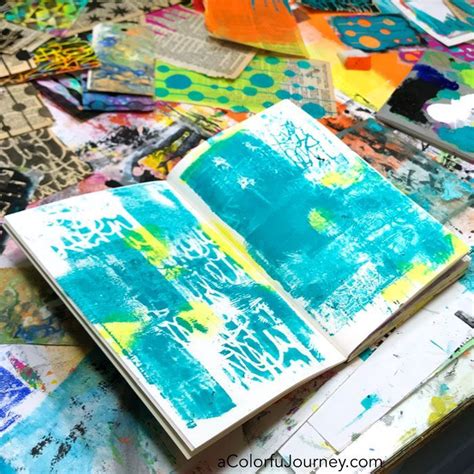 Why Simple Techniques Help You Play Carolyn Dube Art Journal