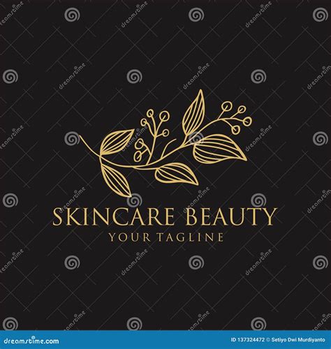 Skincare And Beauty Organic Cosmetics Oil Vector Line Emblems And Logos