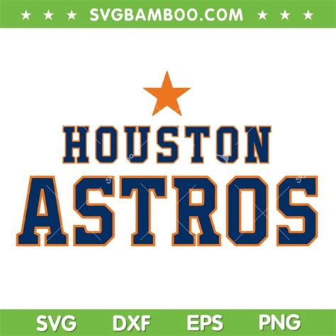 Houston Astros Team Svg Baseball Astros Star Logo