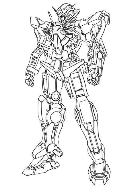 Gundam Free Colouring Pages