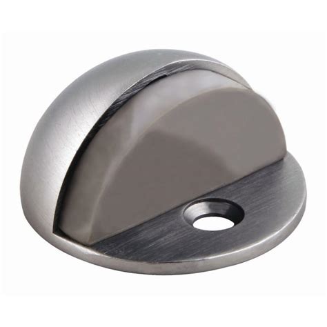 Design House Satin Nickel Floor Mount Dome Door Stop 204735 The Home