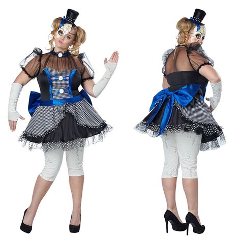 Womens Twisted Baby Doll Plus Size Costume