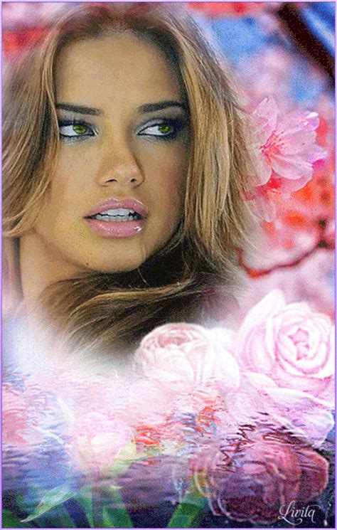 Beautiful Gif Gorgeous Fair Face Amazing Gifs Women Girl Talent Lilac Mona Lisa Artist