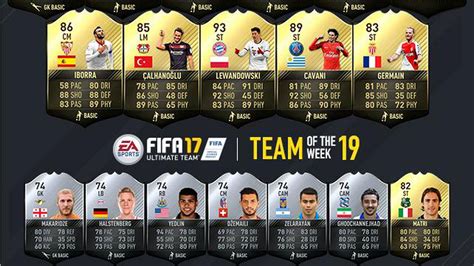 Design fut 21 cards with our card generator. FIFA 17 TOTW 19 features SIF Dybala, Hero Rooney - FUT Nation