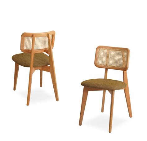 Hazeran Sırt Detaylı Ahşap Sandalye NO 8 Merry Concept