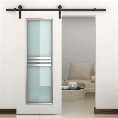 Bathtub sliding doors are also effective at controlling water spills and leaks, especially with improved seal systems. HomCom Rustic 6' Interior Sliding Barn Door Kit Hardware ...