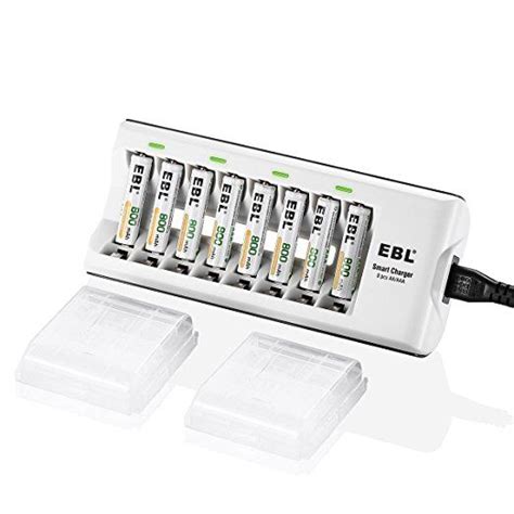 Ebl 8 Bay Battery Charger And Aa 2300mah Aaa 1100mah Rechargeable