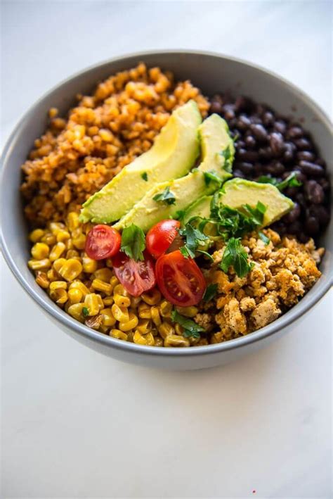 Turkey Taco Bowls With Cauliflower Rice Is A Healthy Low Carb Meal That