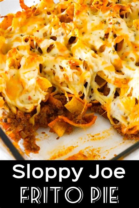 Sloppy Joe Frito Pie Beef Casserole Recipes Beef Recipes For Dinner