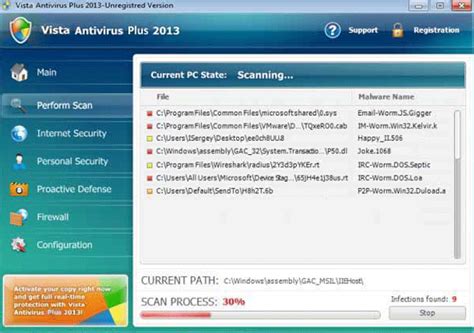 Vista Antivirus Plus 2013 Removal Report