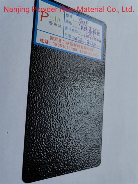 Iso9001 All Ral Colors Wrinkle Texture Outdoor Polyester Powder Coating