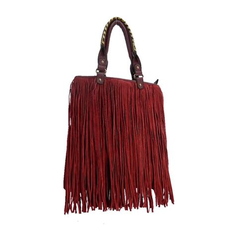 Tilly Faux Leather Fringe Purse Free Shipping On Orders Over 45