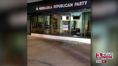 Nebraska Gop Headquarters Vandalized