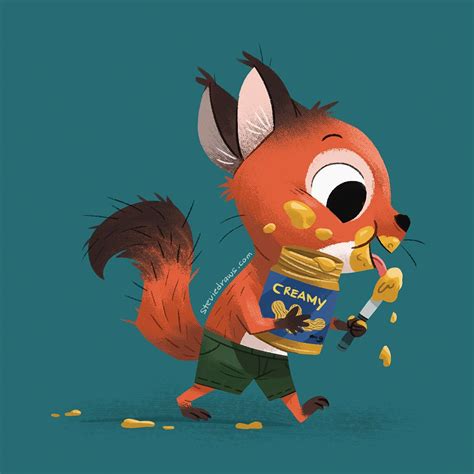 Foodie Critters Zootopia Mothersday Cards Woodland Creatures Stevie