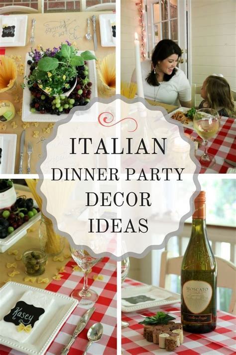 Italian Dinner Party Styling Inspiration Italian Dinner Italian