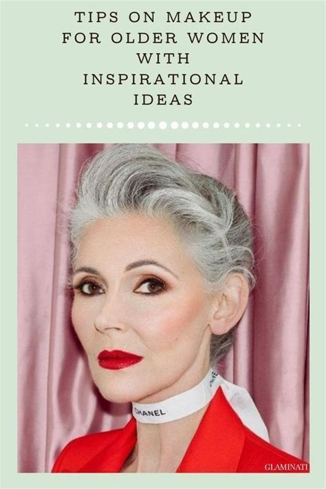 Tips On Makeup For Older Women With Inspirational Ideas In Makeup For Older Women