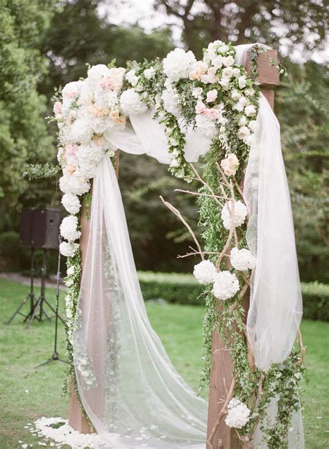 Wedding Ceremony Arch Flowers Premium Photo Wedding Arch With Flowers