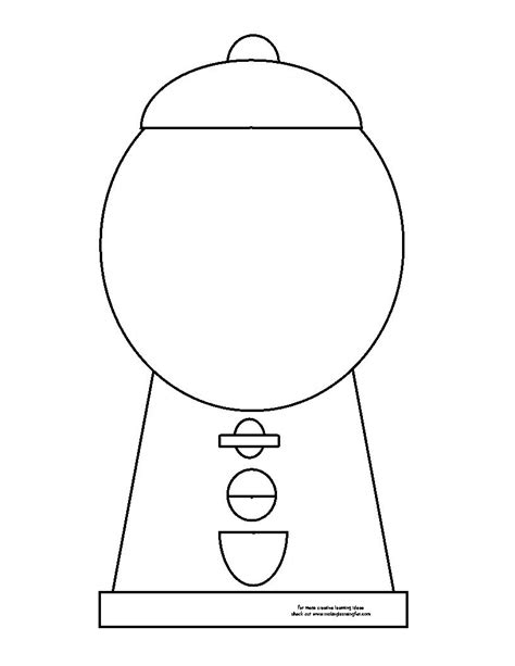 Pin By Yascara On Moldes Caixas Gumball Machine Coloring Pages Gumball